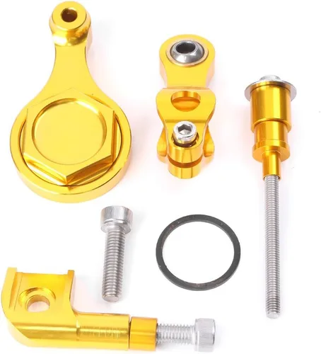 Vista 12 de Kit de soporte para estabilizador de dirección compatible con Yamaha R6 R1 2006 2007 2008 2009 2010 2011 2012 2013 2014 2015, Negro