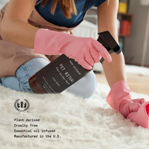 Vista 6 de Muse Apothecary Limpiador completo de alfombras enzimáticas para eliminar manchas y olores de mascotas, removedor de manchas de perros