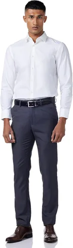 Vista 5 de HUGO Men's Classic Popelin Button Down Dress Shirt
