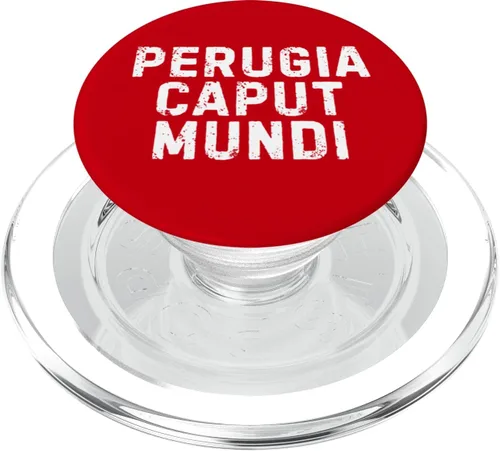 Vista 7 de Perugia Caput Mundi Città Simpatica Uomo Donna Bambino PopSockets Adhesive PopGrip