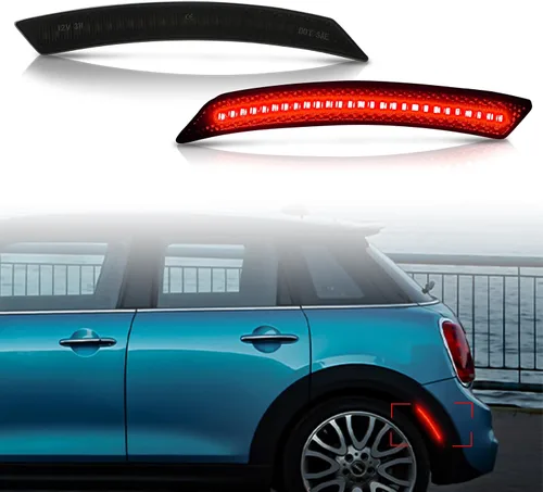 Vista 14 de Ensamble de luz de marcador lateral Bestview compatible para MINI Cooper R50 R52 R53 2002-2006, luces de señal de giro intermitentes secuenciales