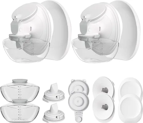 Vista 19 de 4 piezas de insertos de brida de 0.51 pulgadas compatibles con Momcozy M9/M6/M5/V1 Pro/V2 Pro/S12 Pro/S9 Pro, para piezas de repuesto de extractor