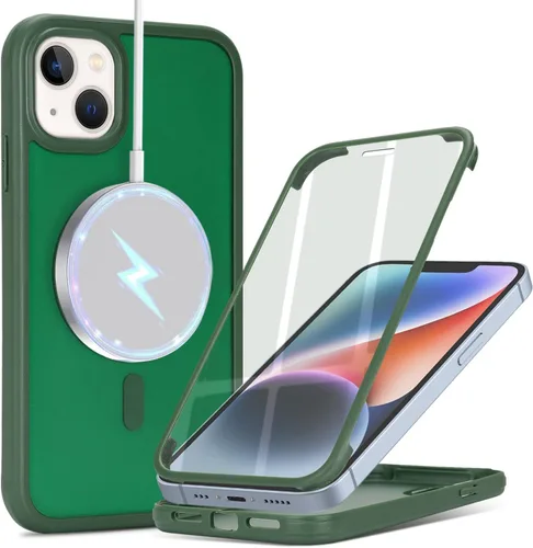Vista 16 de Funda para iPhone 8 Plus con protector de pantalla, compatible con Magsafe, para iPhone 7 Plus, protector de pantalla integrado, funda delgada
