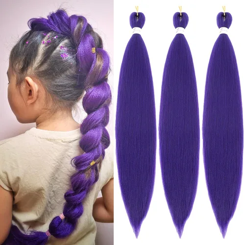 Vista 25 de Firstcyh Hair Cabello trenzado preestirado de 12 pulgadas, cabello trenzado 1B para mujeres negras, 8 paquetes de cabello trenzado bohemio