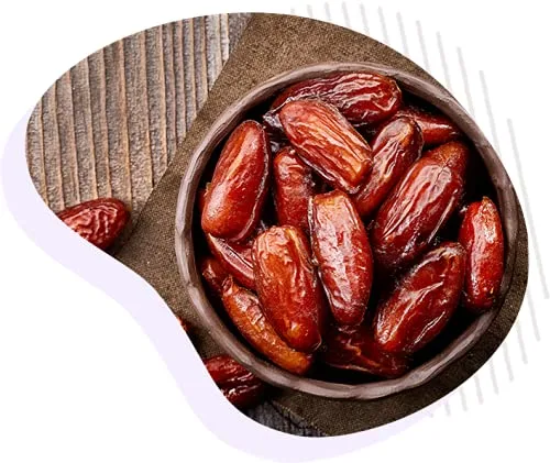 Vista 5 de Dátiles sin hueso orgánicos Deglet Noor Premium cultivados en California Sun Ripened OU Kosher por Desert Valley Date, 2.5 lb