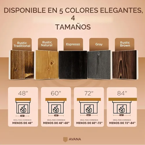 Vista 9 de Muestras de color de madera de pino natural Avana - Encuentra tu combinación perfecta para estantes de repisa - Muestras de madera auténticas - 5
