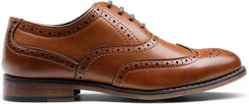 Vista 4 de Bruno Marc Prince-K2 Zapatos de vestir clásicos Oxfords Wingtip para niño