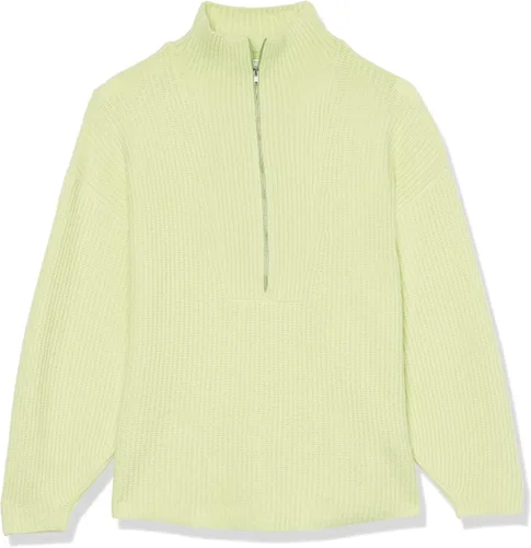 Vista 6 de Tienda Essentials Suéter de cuello polo elástico de media cremallera para mujer (anteriormente Daily Ritual)