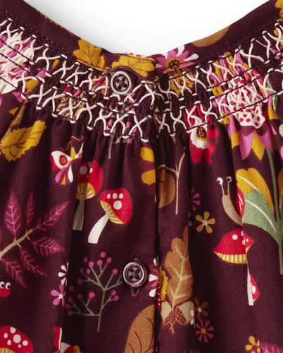 Vista 4 de Gymboree Girls and Toddler Long Sleeve Tiered Dresses