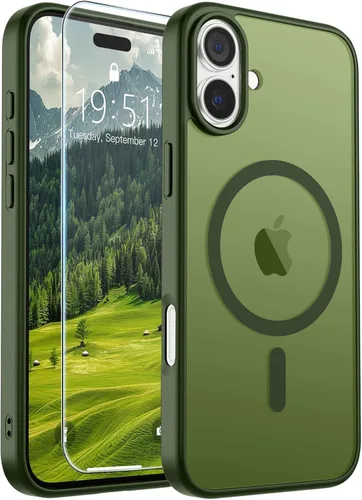 Vista 113 de SUPFINE Funda magnética para iPhone SE 2022 (3ª)/2020 (2ª), iPhone 8 (compatible con MagSafe) (protección contra caídas de grado militar), funda