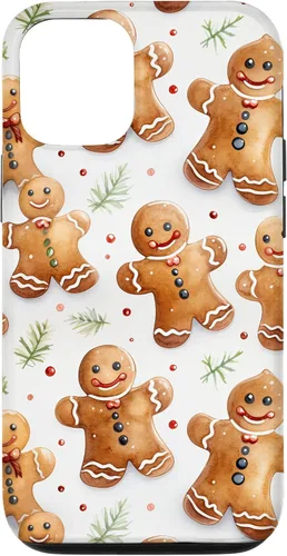 Vista 28 de Christmas Gingerbread Man Pattern for Girls Cute Xmas Baking Case for iPhone 17