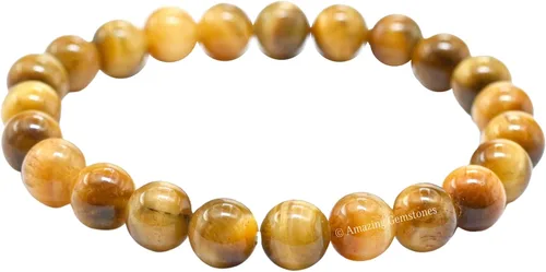 Vista 808 de Amazing Gemstone Crystal Bracelet for Women Men's Gifts - Protection Healing Crystal Bracelet - 8mm Gemstone Beaded Stretchable Bracelet Pulseras