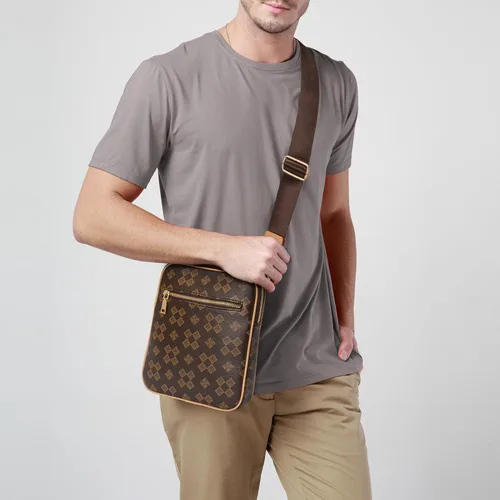 Vista 6 de Ciclkwde Bolso de hombro pequeño para hombre, bolso cruzado de viaje, bolso de negocios de moda, bolso de mensajero casual
