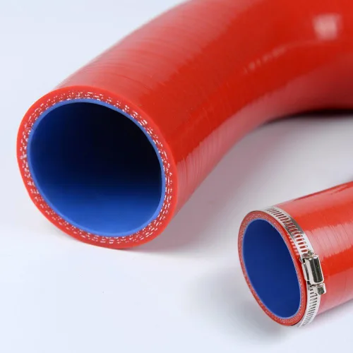 Vista 6 de Kit de manguera de radiador de silicona compatible con Suzuki Gsx-R 600 2006-2008 2007 rojo