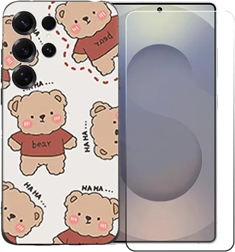 Vista 15 de OYLLM10 - Funda de TPU para Echoamo C25 Ultra + HD de vidrio templado, carcasa de silicona para parachoques trasero, 9 dureza, antiarañazos