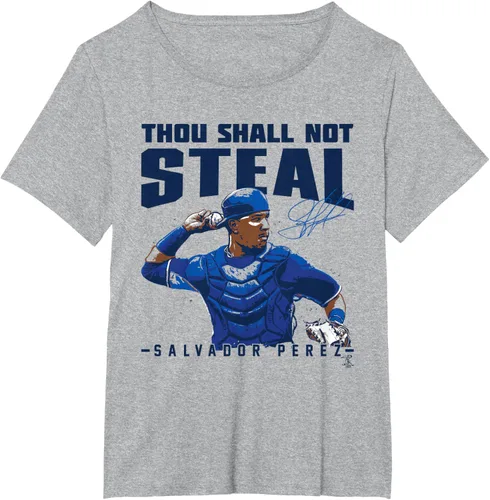 Vista 11 de Salvador Perez Thou Shall Not Steal - Camiseta, gris, S