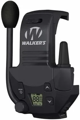 Vista 5 de Walker's Razor Shooting Muffs with Walkie Talkie and Shooting Glasses Kit