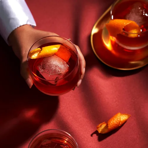 Vista 9 de Viski Raye Crystal Negroni - Vasos de cóctel Lowball de alta calidad, vasos de 8 onzas, juego de 2