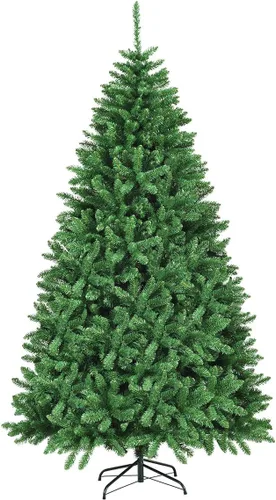 Vista 19 de HAPPYGRILL Árbol de Navidad artificial de 4 pies, árbol de Navidad sin Verde