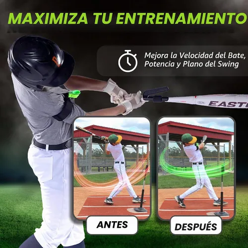 Vista 4 de SWINGRAIL Béisbol/Softbol Swing Trainer Aid (paquete de 2) Equipo para batear y golpear