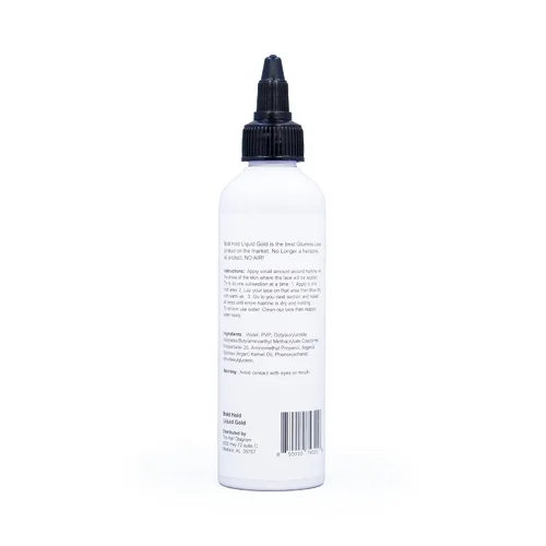 Vista 8 de The Hair Diagram - Bold Hold Liquid Gold Reloaded - Gel de encaje sin pegamento - Fijación temporal para pelucas y sistemas capilares - Agente
