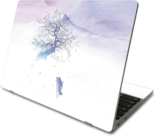 Vista 10 de MightySkins Skin compatible con Samsung Chromebook 4 (2021) de 11.6 pulgadas - Aztec Fox Funda protectora de vinilo duradera y única Fácil