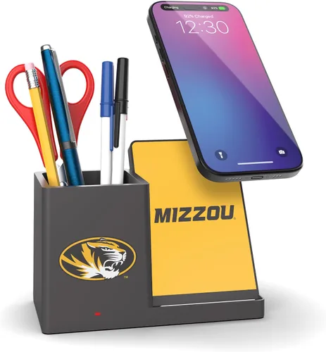 Vista 12 de SOAR NCAA - Soporte de carga inalámbrico unisex para teléfono celular y organizador de escritorio Color del