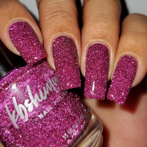 Vista 5 de KBShimmer Let The Beet Drop Esmalte de uñas de 0.5 onzas, botella de tamaño completo