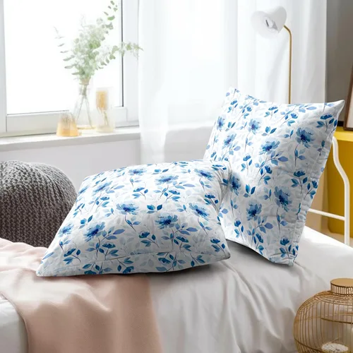 Vista 102 de Giwawa Juego de 2 fundas de almohada decorativas con diseño floral de girasol de 16 x 16 pulgadas, fundas de cojín decorativas para el hogar, sofá