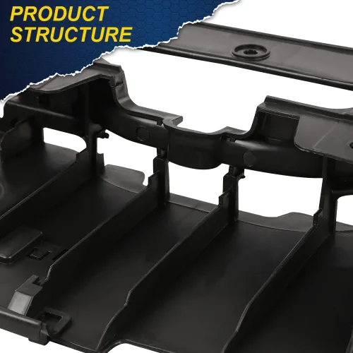 Vista 5 de CHEDA Parachoques delantero parrilla superior compatible con Chevy Cruze 2011 2012 2013 2014 (negro)