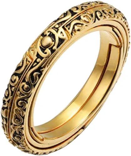 Vista 3 de Anillo de esfera astronómica punk creativo retro y punk para dedo cósmico joyería para pareja amante regalo de joyería de ciencia vintage mejor
