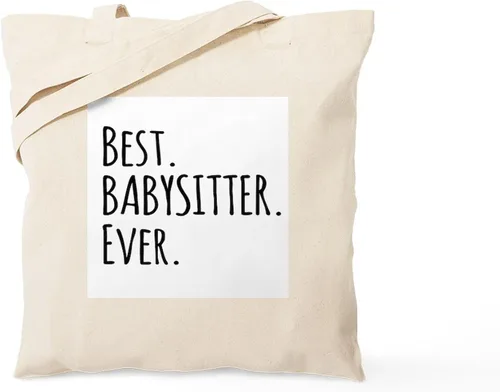 Vista 9 de CafePress Proveedor de cuidado de día Bolso de asas de lona natural, bolso de compras de tela, Caqui