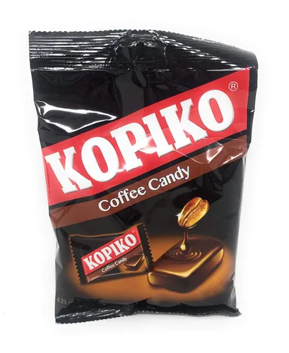 Vista 3 de Kopiko Caramelo de café en bolsa (paquete de 3)