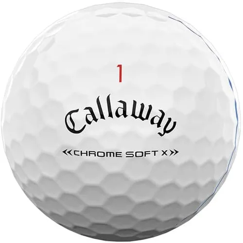Vista 3 de Callaway Golf Chrome Soft X Golf Balls (Triple Track (Yellow)