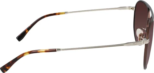 Vista 7 de Lacoste Brown Aviator - Lentes de sol para hombre L243SE 210 58, Marrón