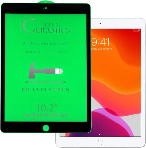 Vista 2 de KIQ Protector de pantalla de cerámica para iPad de 8ª generación compatible (10.2 pulgadas iPad 8/7 generación 2020 2019)