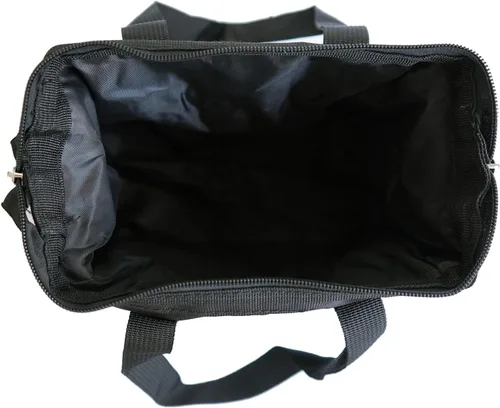 Vista 4 de Yuanhe Bolsas de Bingo Dauber con 6 Bolsillos Bolsa de Transporte Negra para Bingo