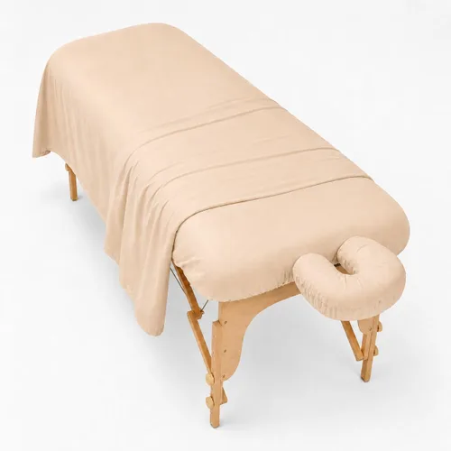 Vista 16 de Juego de sábanas de microfibra para mesa de spa de masaje, 3 piezas, resistente a las arrugas, incluye sábana plana, sábana bajera y funda para Gris
