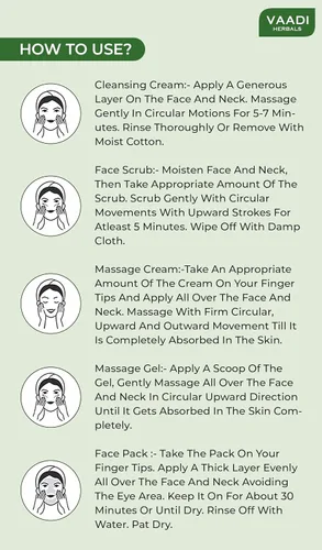 Vista 6 de Vaadi Herbals Lemongrass & Cedarwood Spa Facial Kit 1 Kit