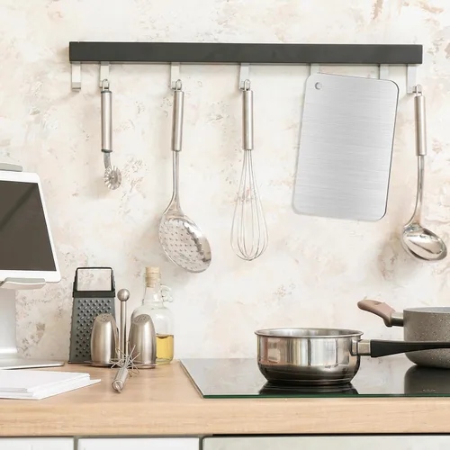Vista 7 de Tablas de cortar de acero inoxidable para cocina, tabla de cortar