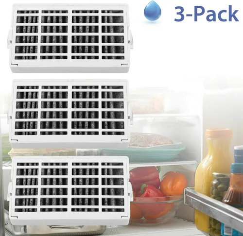 Vista 4 de Paquete de 3 filtros de aire W10311524 para refrigerador Whirlpool