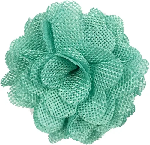 Vista 9 de allydrew Shabby Chic - Flor de arpillera de 3 pulgadas de diámetro (juego de 12), champán