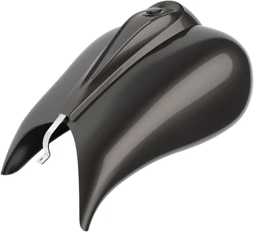 Vista 112 de Cubiertas de tanque estiradas con consola de tablero y tapa de tanque de combustible, cubiertas de combustible de galón para Harley Touring Whisky