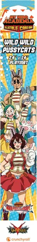 Vista 6 de Jasco My Hero Academia - Juego de cartas coleccionables de la serie 3 Wild Wild Pussycats Tapete de juego de goma de 18 x 24 pulgadas A partir