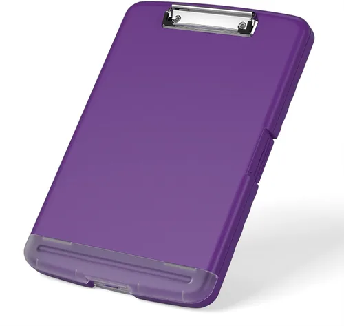 Vista 21 de Rimilak Portapapeles de plástico con almacenamiento, portafolio de enfermería de alta capacidad 8.5 x 11 con soporte para bolígrafo, tamaño 14.2 x
