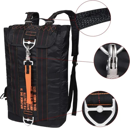 Vista 6 de HYKING AIR FORCE - Mochila táctica de paracaídas con hebilla de paracaídas