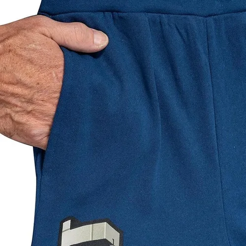 Vista 3 de Minecraft Video Game Pants Logo Block Big Letters Boys Navy Pantalones deportivos