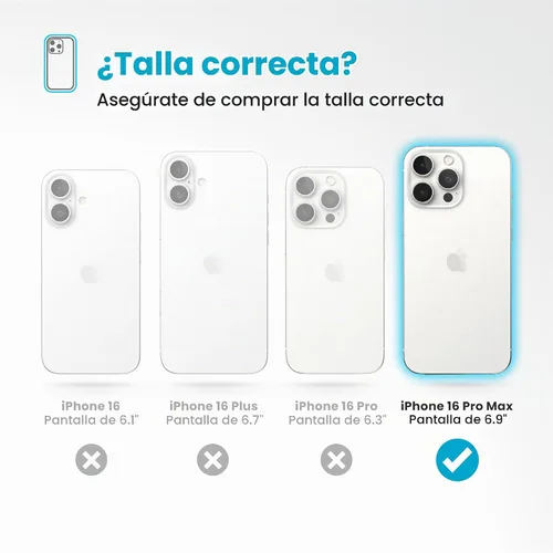 Vista 5 de Speck Funda transparente para iPhone 16 Pro Max MagSafe + ClickLock - Funda delgada para iPhone 16 Pro Max - Funda para iPhone 16 Pro Max - Presidio