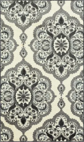 Vista 29 de Maples Rugs Vivian Medallion - Alfombra de área, fabricada en Estados Unidos, lavable, antideslizante, alfombra de interior para cocina, entrada
