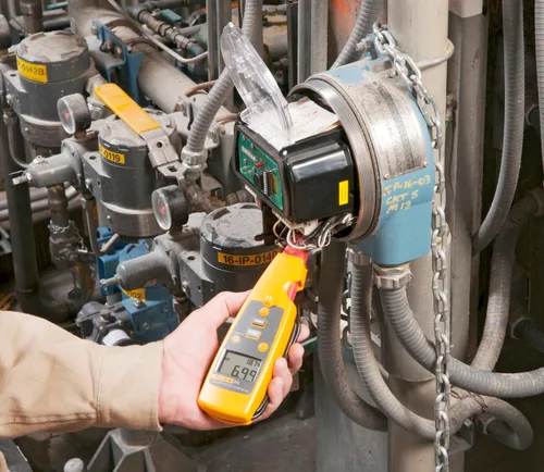 Vista 3 de Pinzas amperimétricas para procesos en miliamperios Fluke serie 770, S, Negro / Amarillo, 1